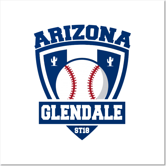 Glendale, Arizona Baseball Spring Training Wall Art by OffesniveLine